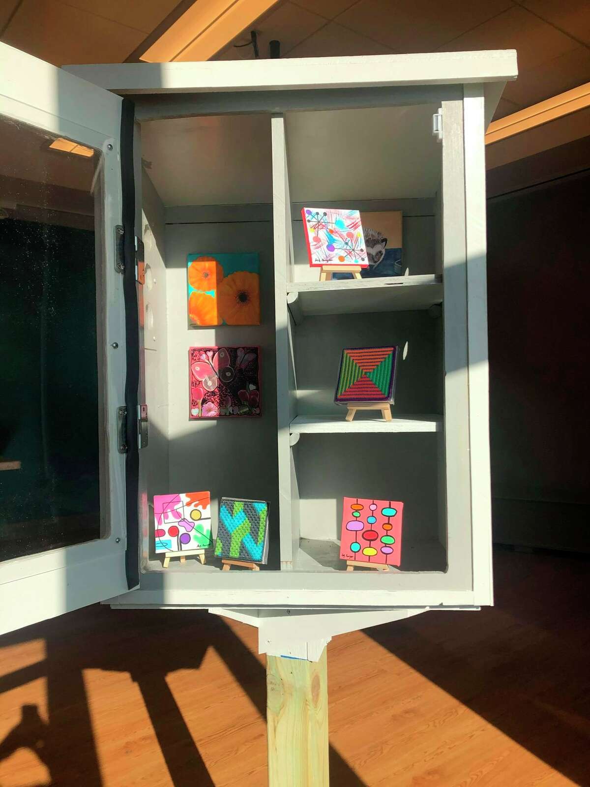 The Little Free Galleries program will function much like the Little Free Libraries with the idea of: need art, take art; have art, leave art. (Courtesy Photo)