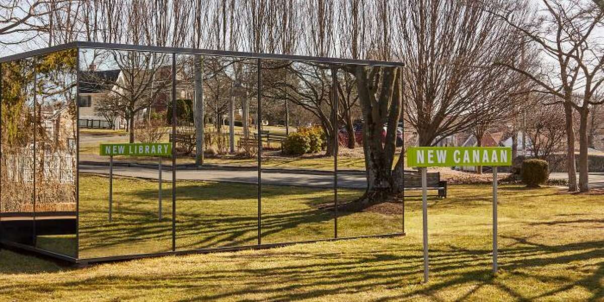 The New Canaan Library has announced the launch of a national online auction of the Mirror House, the modern structure that has been featured on the library’s grounds at the corner of Maple Street, and South Avenue in New Canaan since fall 2020.