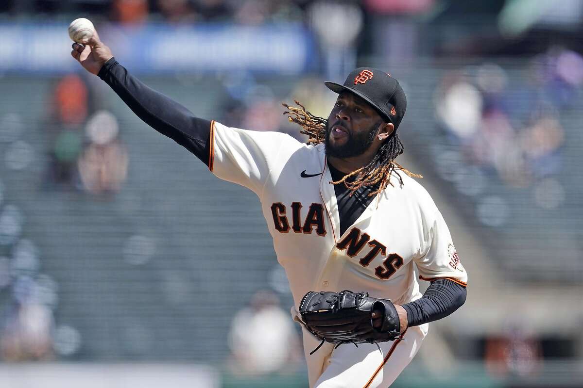 San Francisco Giants - Game-Used Memorial Day Jersey - Johnny Cueto #47 -  Worn May 27-29 - 6 IP, 8 SO, 1 ER, RBI, WIN - (size 48)