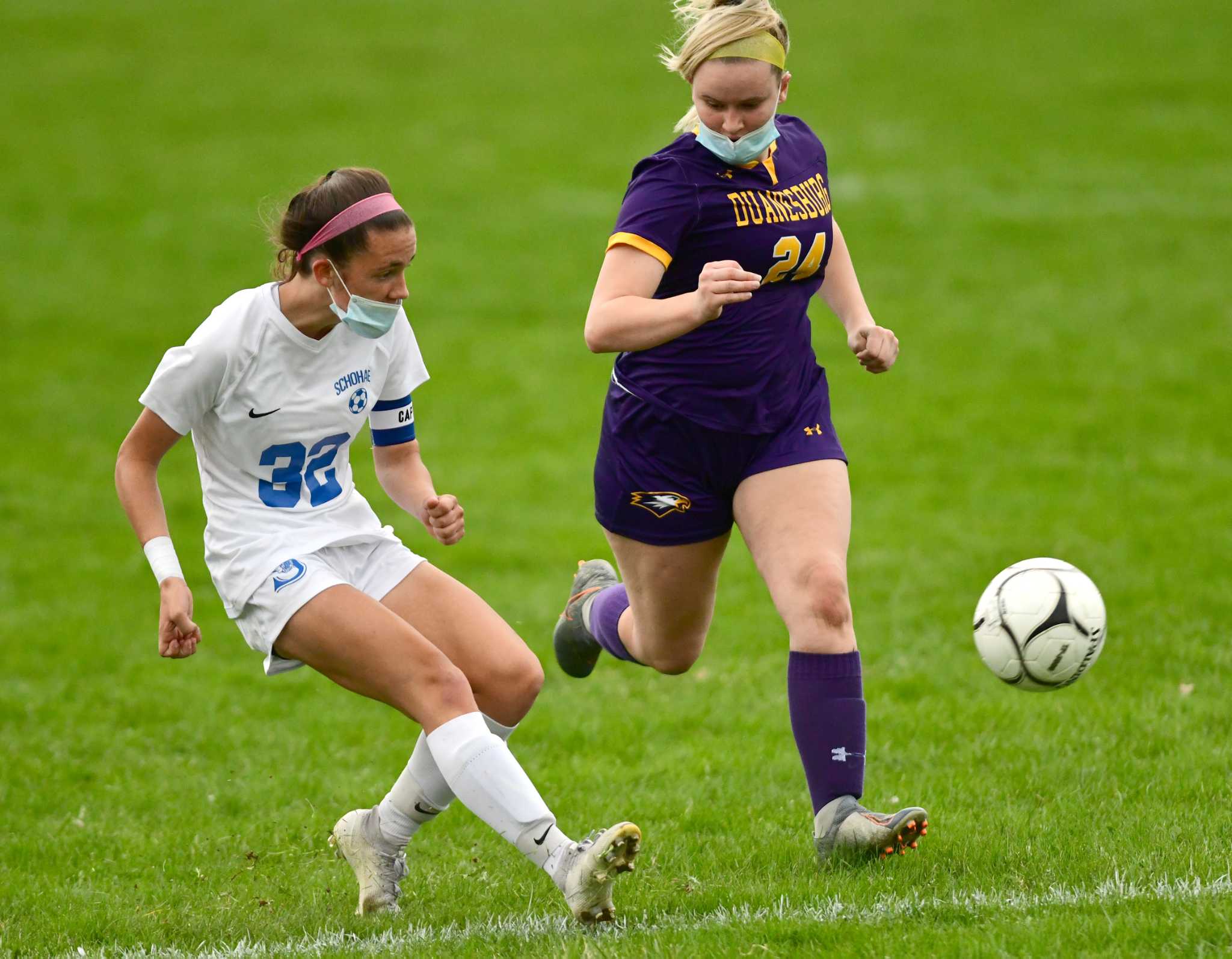 Schoharie girls' soccer star Krohn scores final goal of record-setting  career in regional loss, Sports