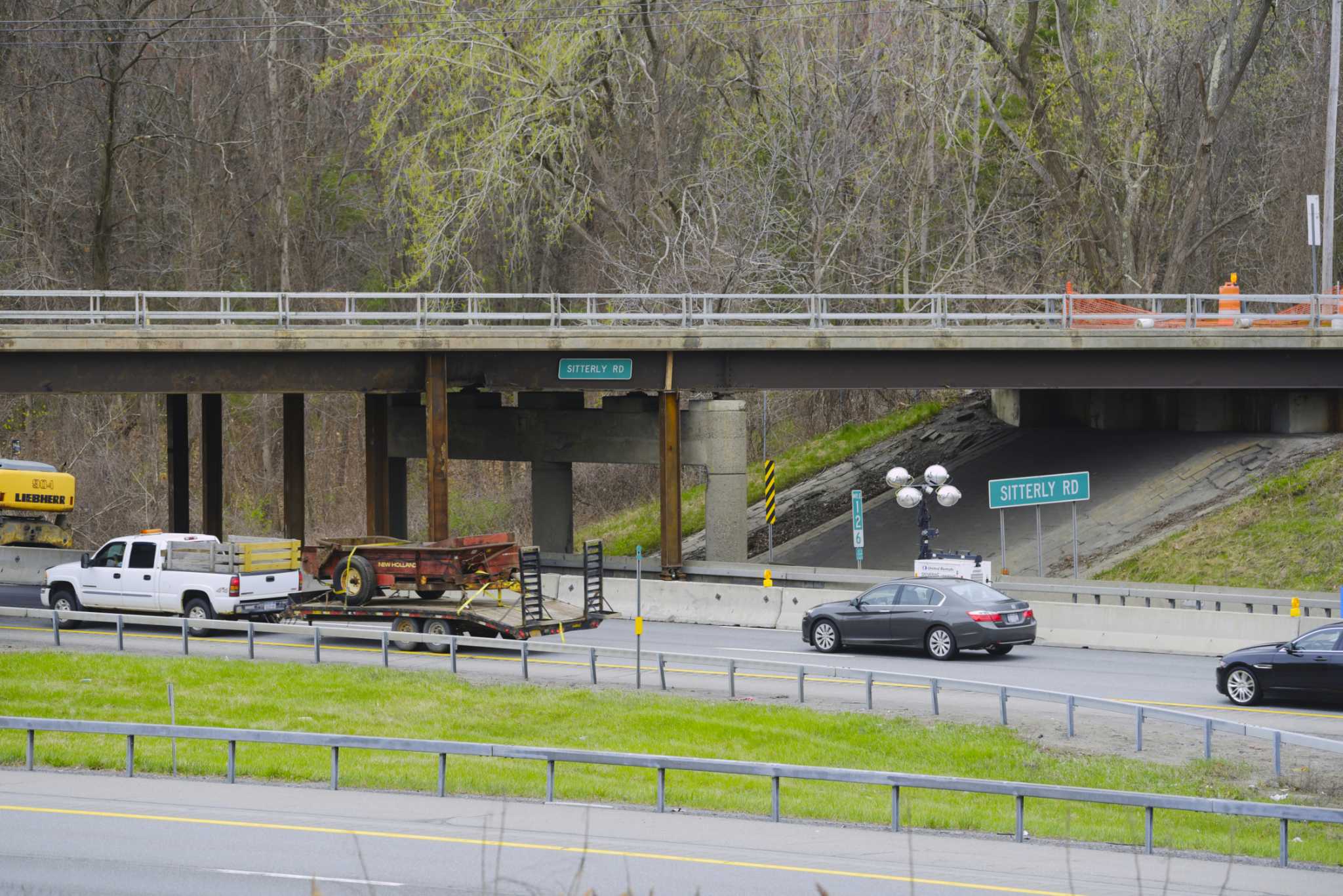 After crash, section of bridge over Northway to come down