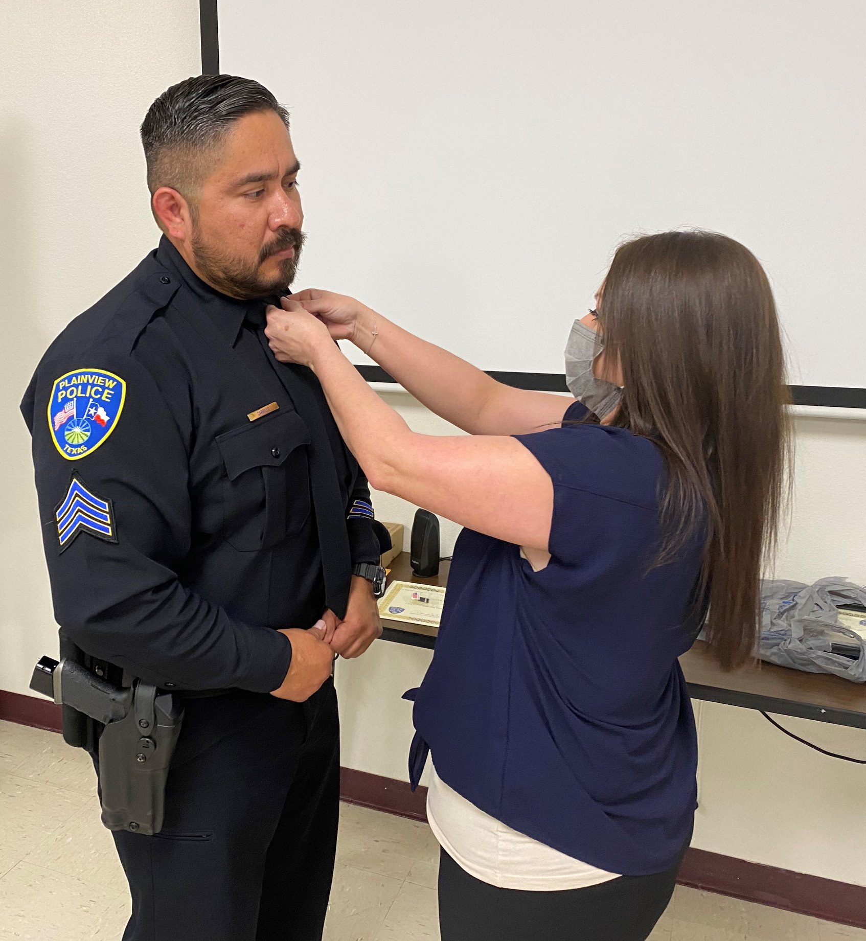 Officer Carrillo promoted