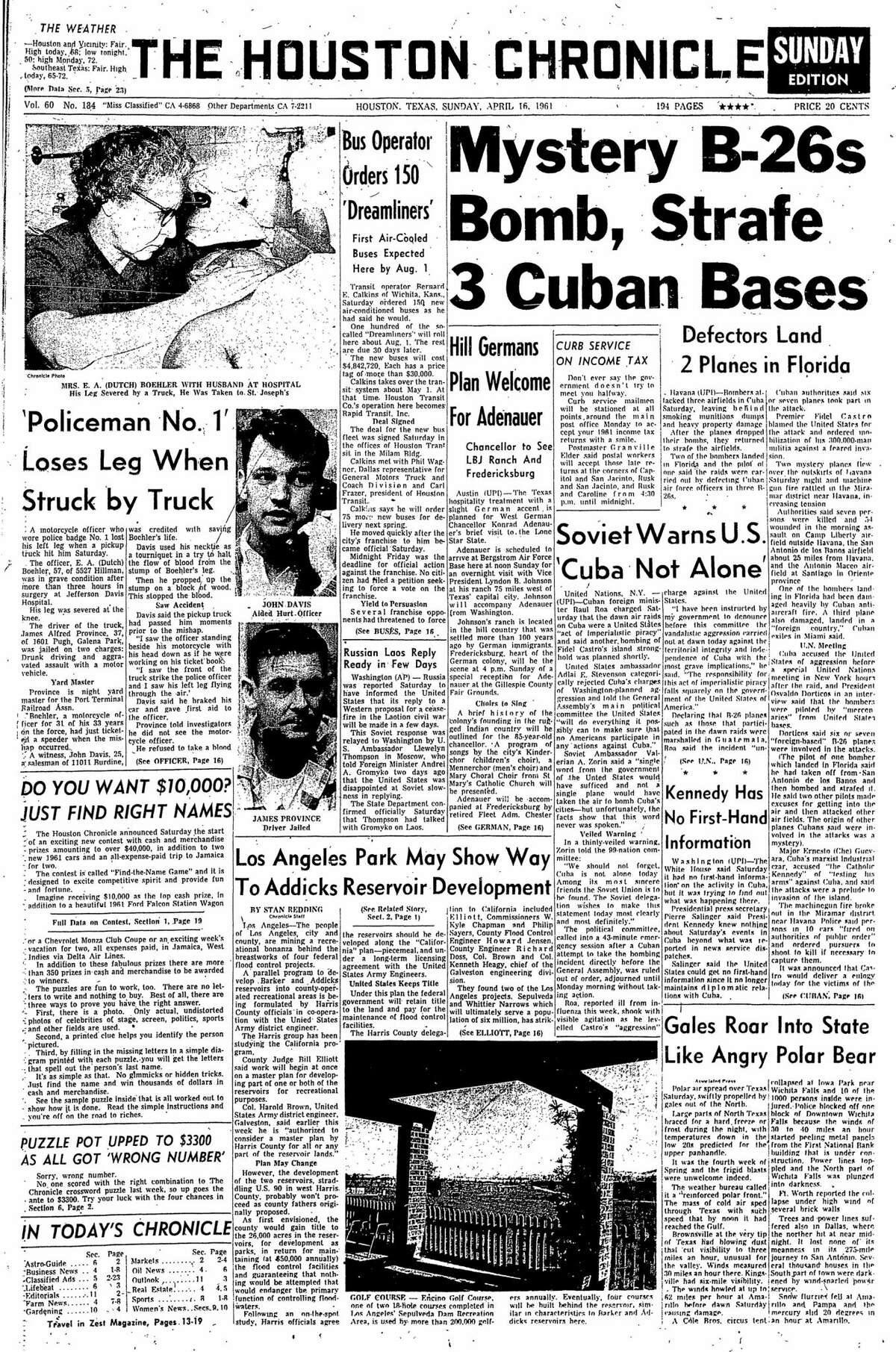 Today in Houston history, April 16, 1961 The California connection to