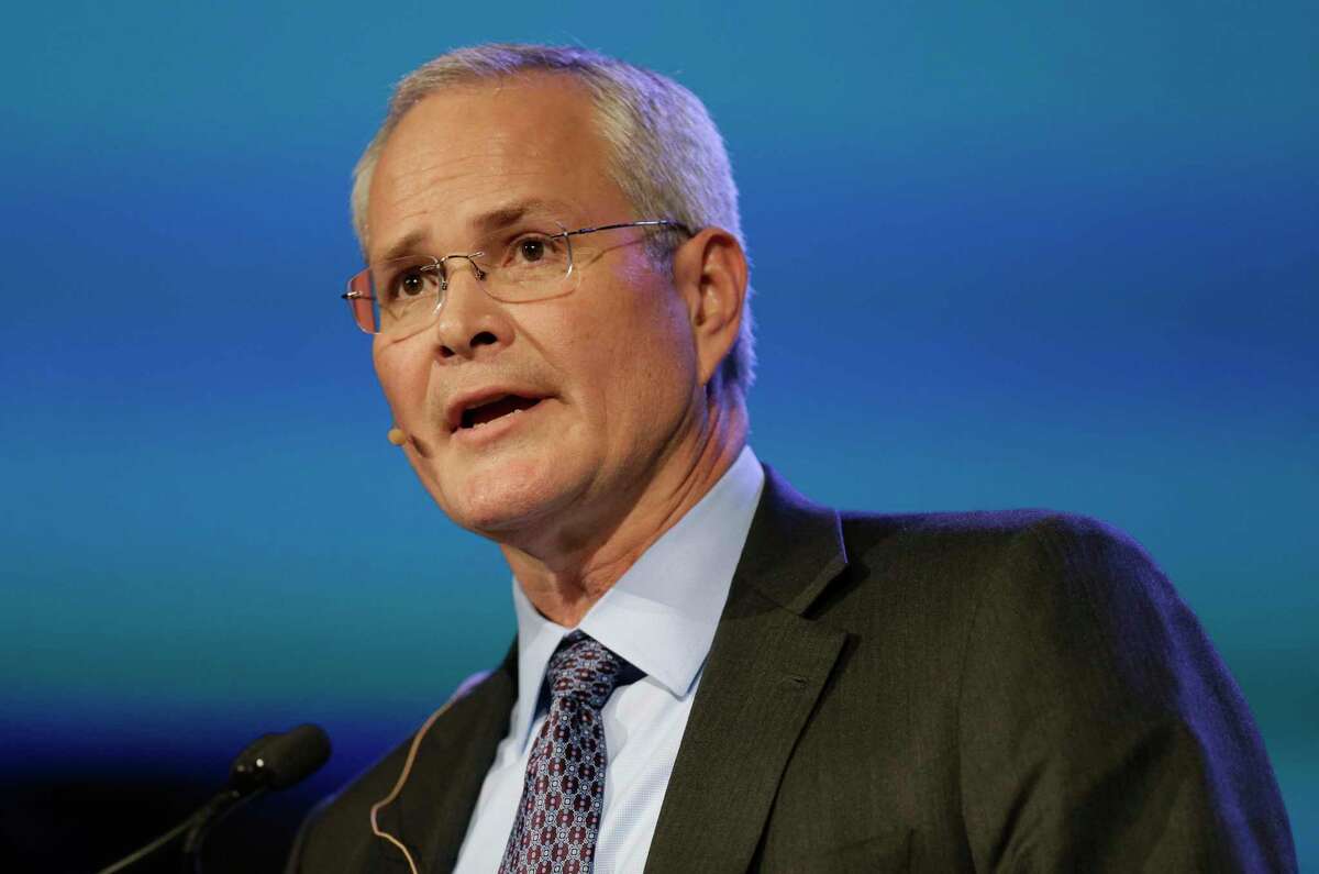 Darren Woods, Exxon Mobil CEO. Exxon Mobil faces its biggest challenge yet from activist investors who have long pressured the U.S. oil giant to address more urgently the growing risk of climate change to its fossil fuels business