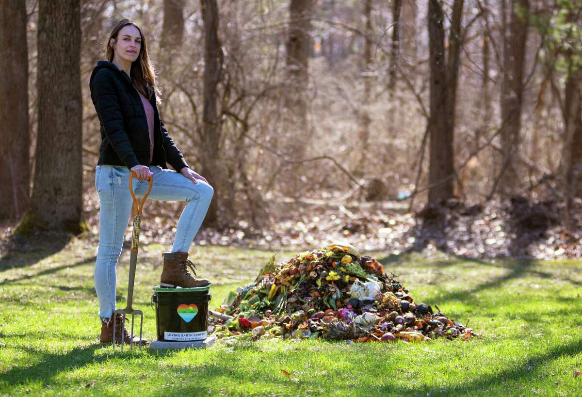 Whitney Davis, founder of Loving Earth Compost in Saratoga Springs.