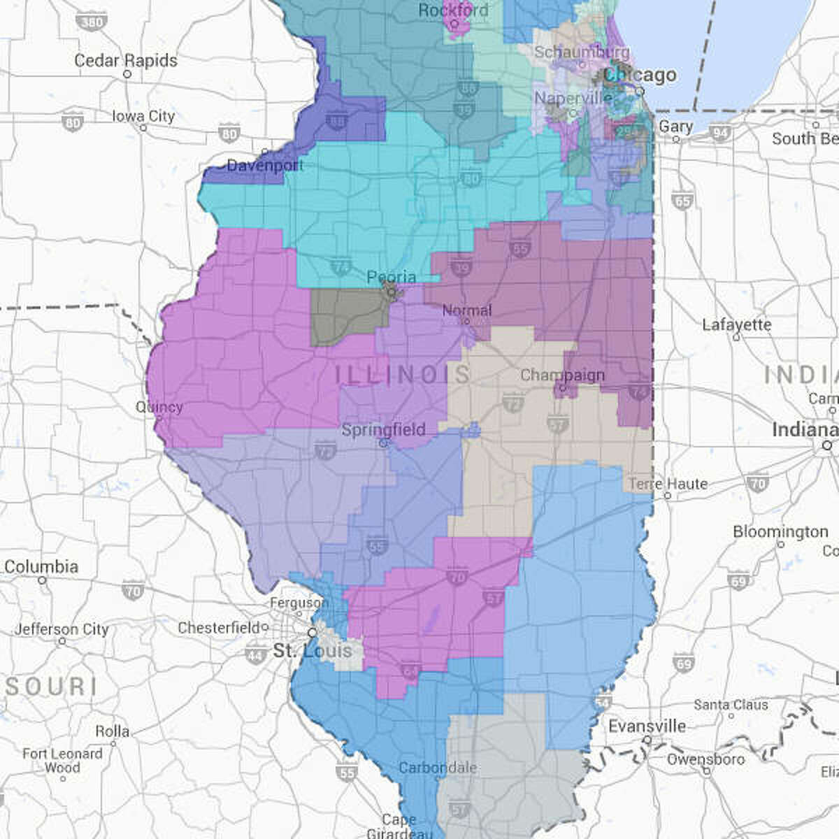 Illinois Senate Districts