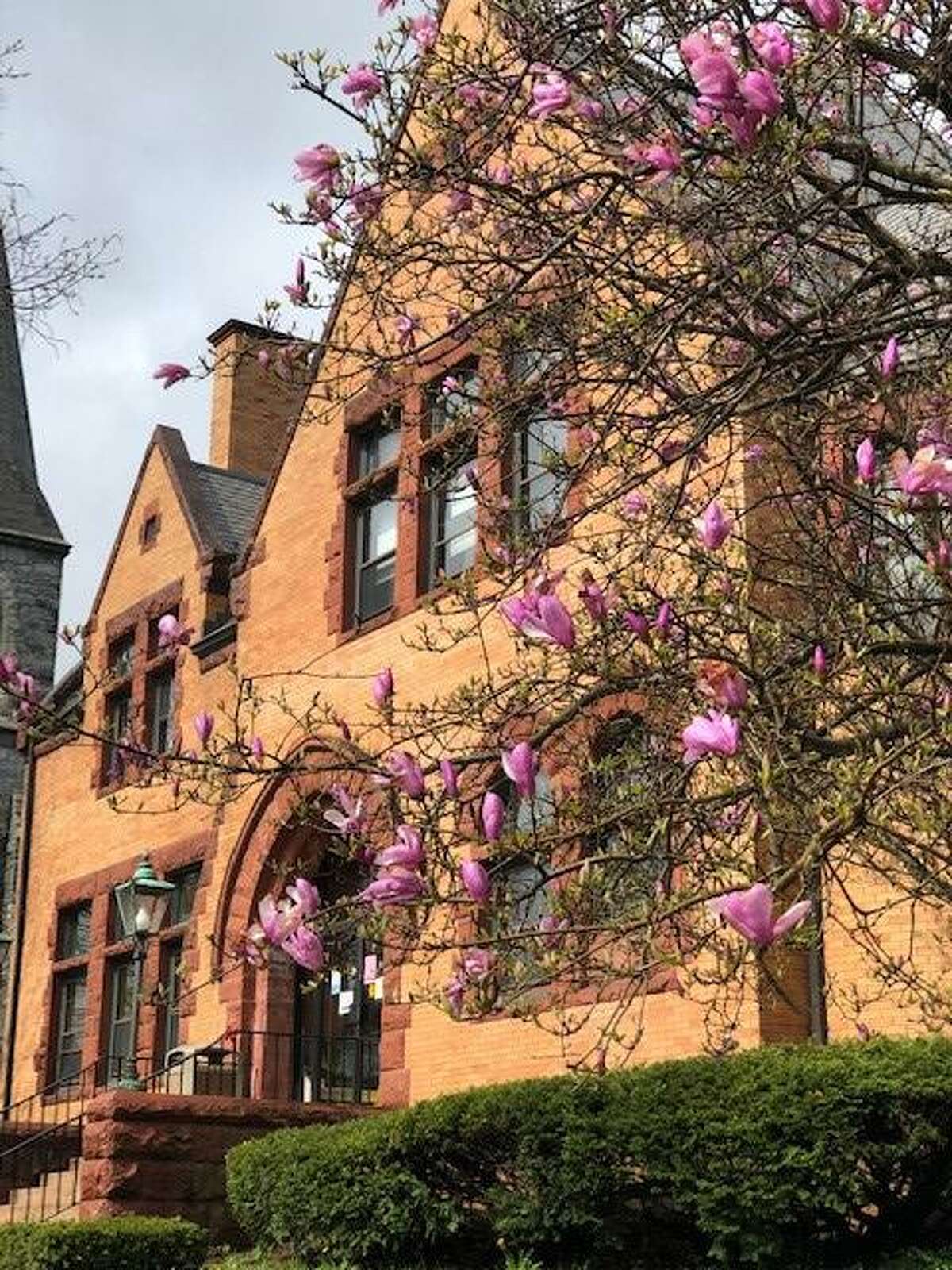 New Milford Public Library on the Village Green in New Milford.
