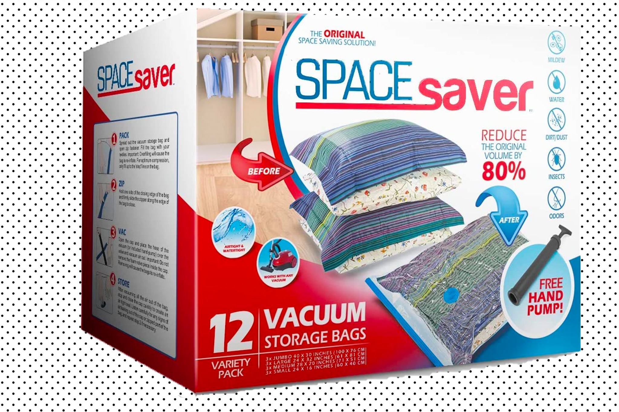 Save 20% On Spacesaver Vacuum Storage Bags With This Exclusive