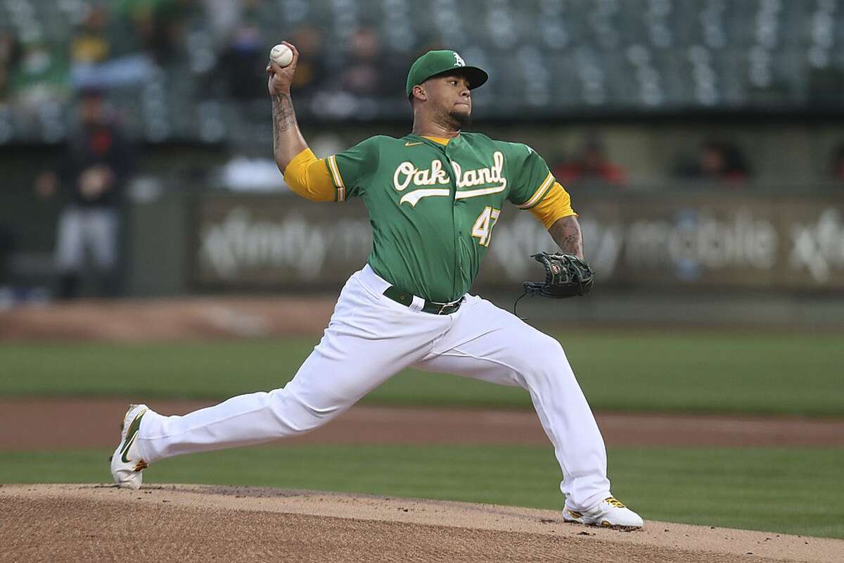 The A’s Frankie Montas allowed seven runs in his first start, but just one in his past two combined.