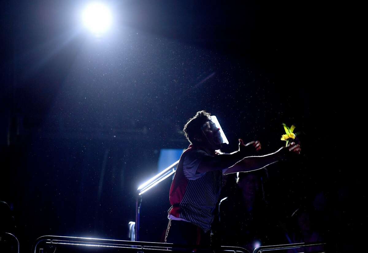 The Do Portugal Circus at Parkdale Mall is in its final week. Showtimes are 7:30 daily through Friday, Saturday at 5 and 8 p.m. and Sunday at 2, 5 and 8 p.m. Photo made Sunday, April 18, 2021 Kim Brent/The Enterprise