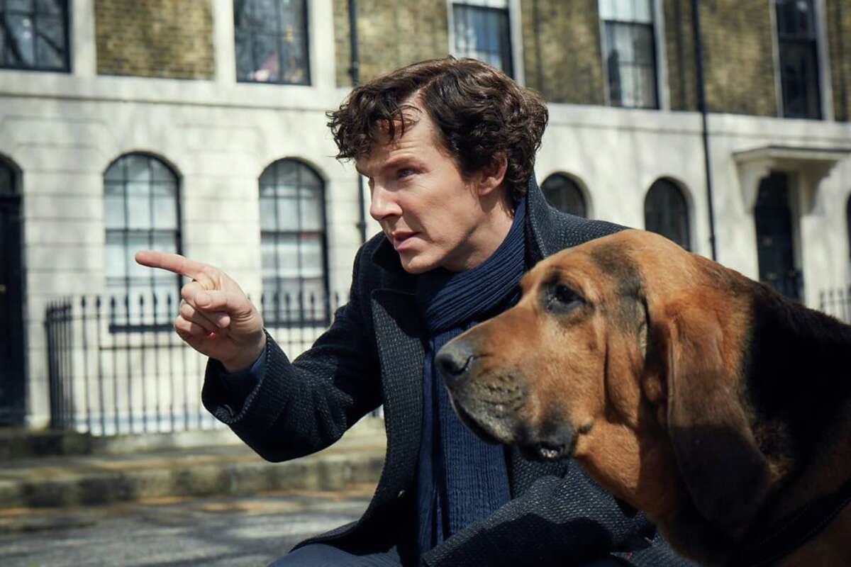 Benedict Cumberbatch as Sherlock Holmes in Sherlock (BBC)