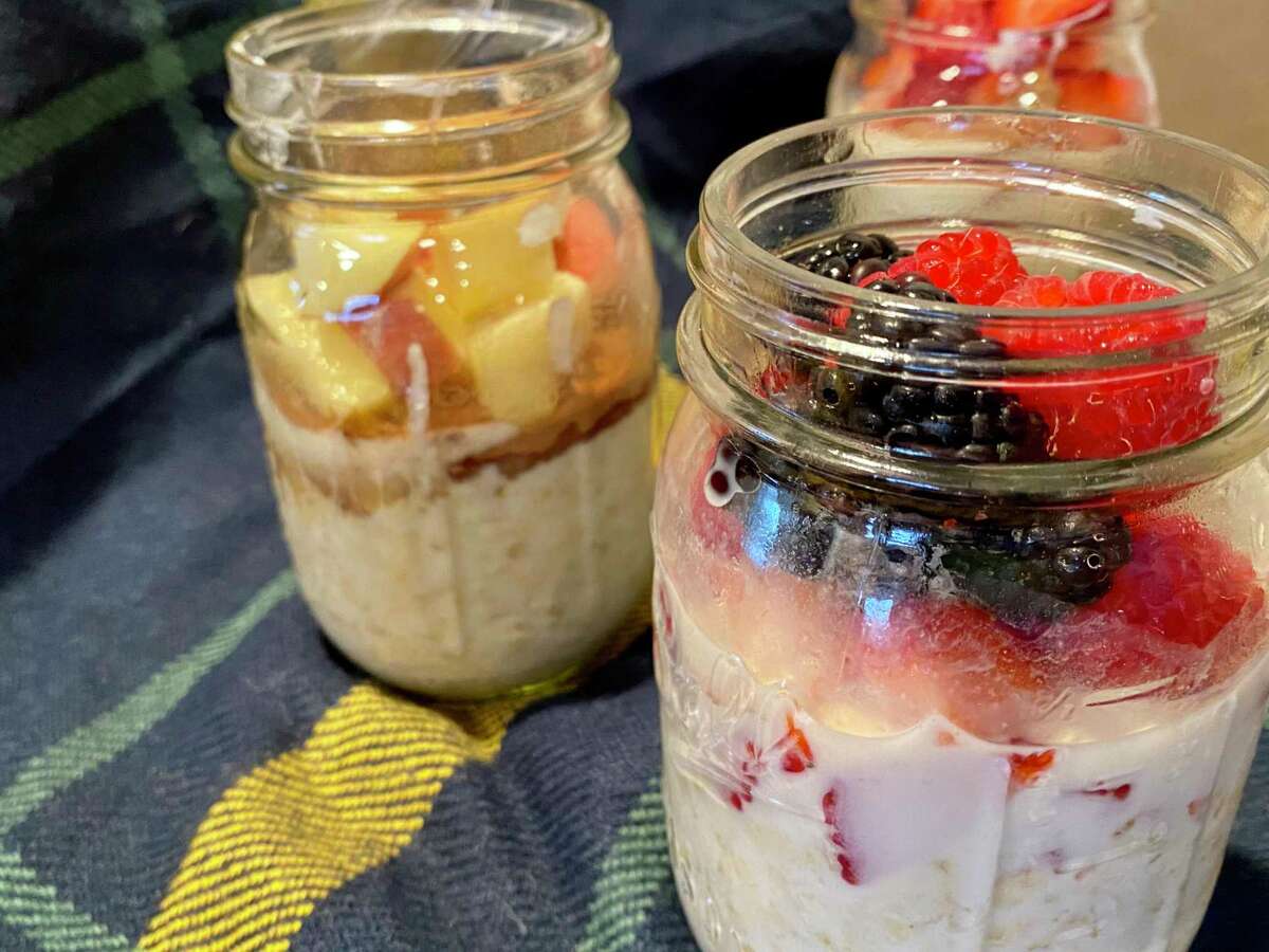 Overnight oats are a versatile and travel friendly breakfast.