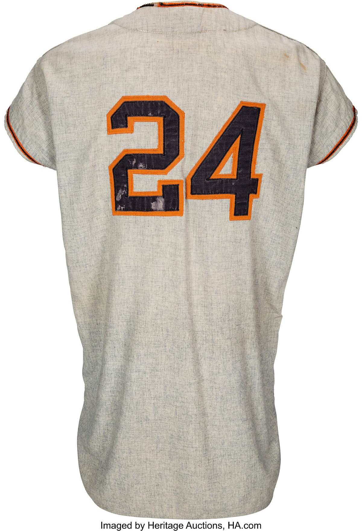 A jersey worn by Willie Mays during Giants' first year in S.F. is up for  auction and expected to fetch $60,000