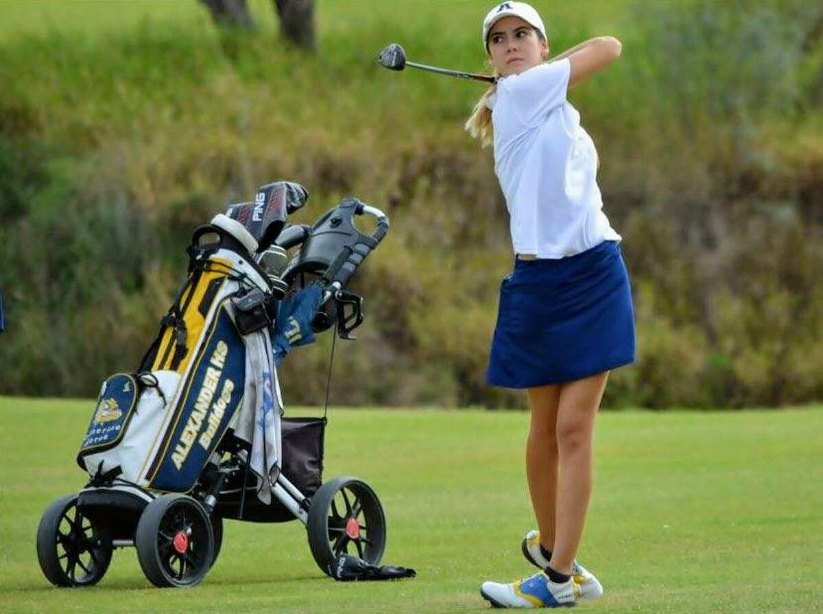 Catherine Flores was Alexander’s top finisher tying for 30th with a total of 160 (79-81) Tuesday in the Region IV Championships at the Palm View Golf Course in McAllen.