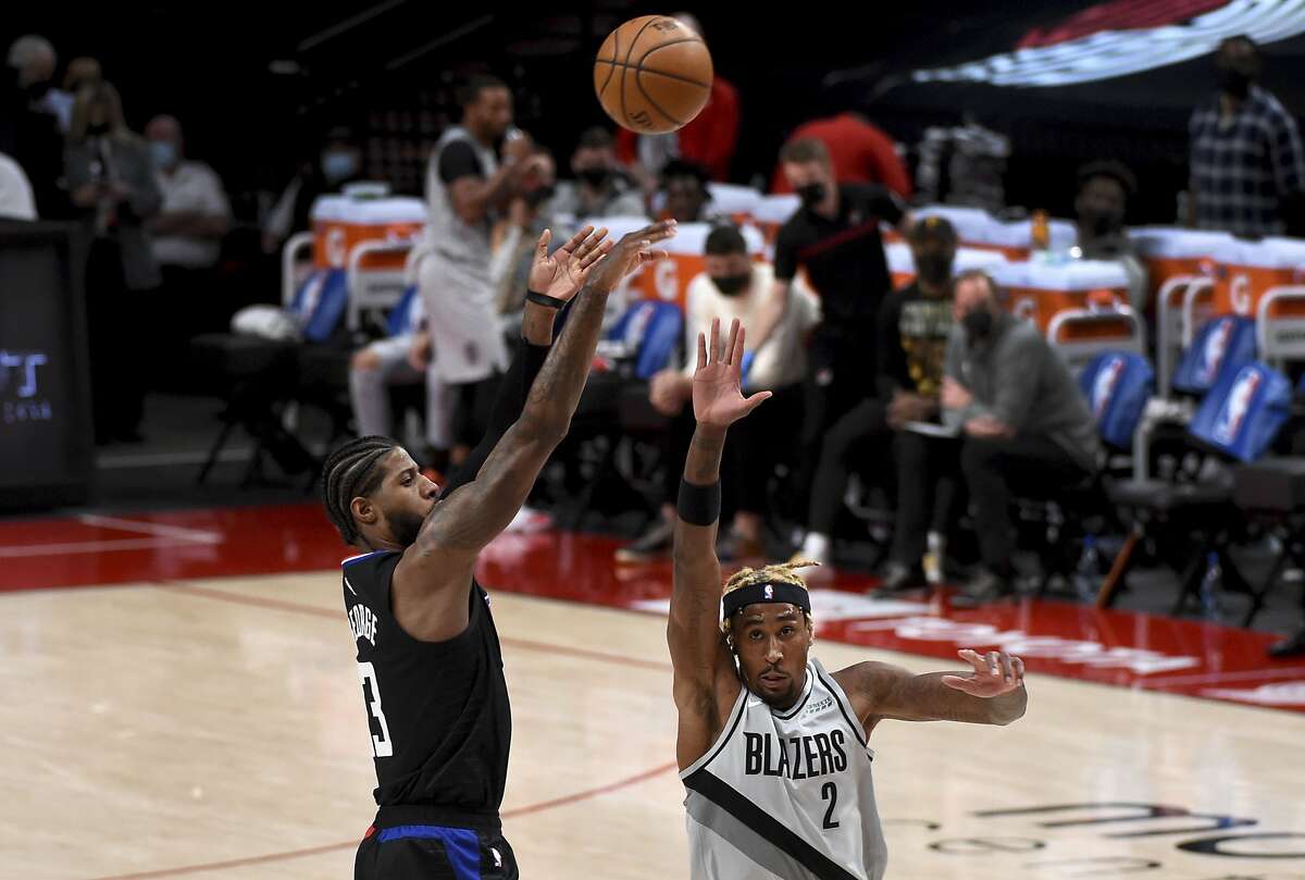 Paul George has 33, Clippers down the Blazers 113-112