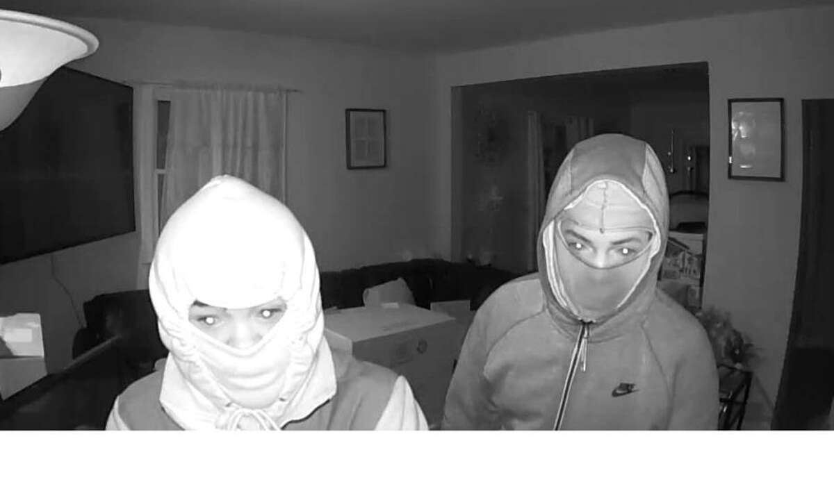 Stamford police are asking for the public’s help identifying these two individuals, who are suspects in a home burglary that happened on April 4, 2021.