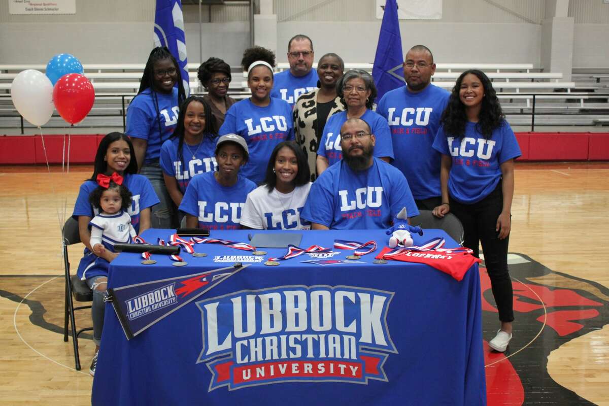 Lockney's Jayda Rosales signed her letter of intent to continue her track and field career at Lubbock Christian University on Tuesday at Lockney High School. Rosales will compete in the long jump and triple jump at LCU. Rosales is a multi-time region qualifier in each event. 