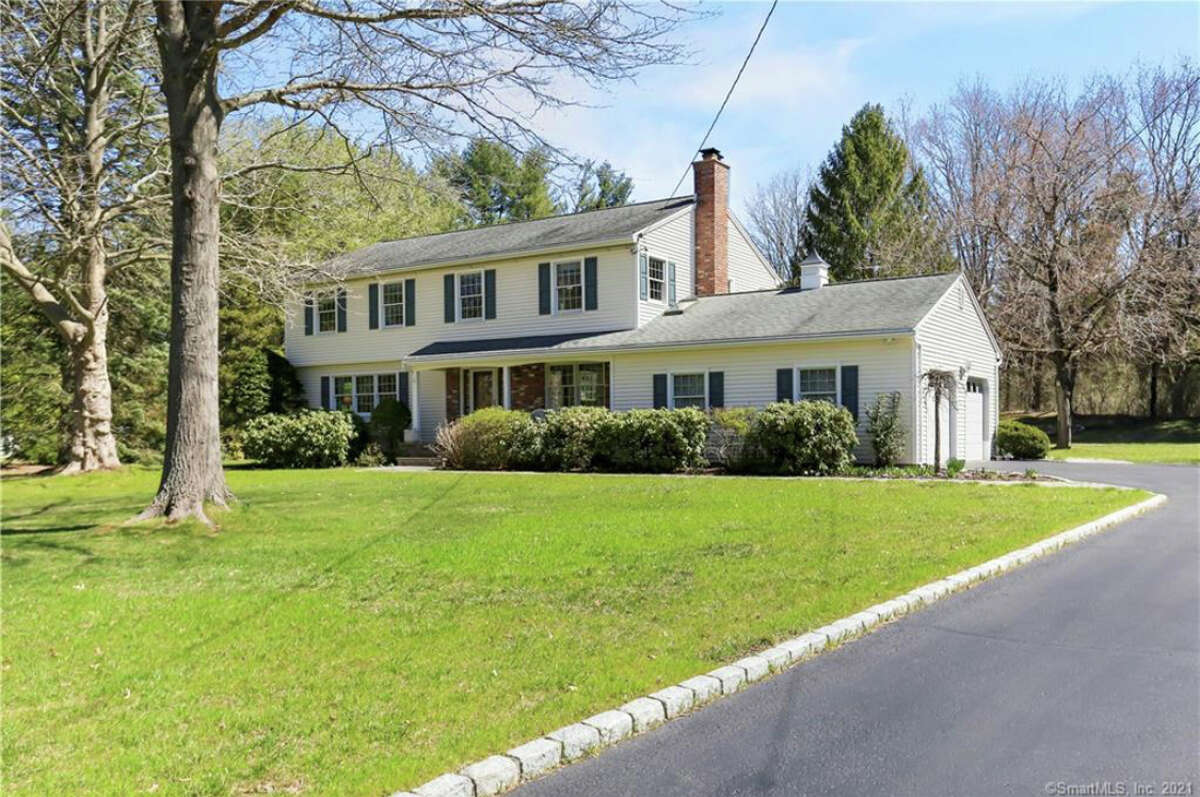 43 Bonnie Brook Road in Westport, listed at $1,349,000 by Danna Rogers. She said she expects to have multiple bids for what she described as "a great house for young families."