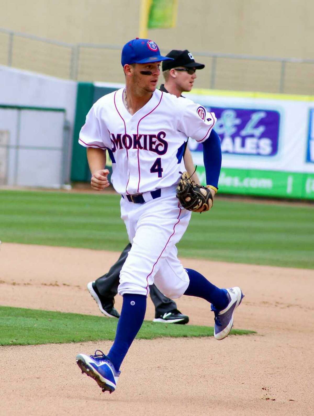 Zack Short leads all Southern League shortstops with 13 homers, 49 RBI and 24 doubles with the Tennessee Smokies, Double-A affiliate of the Cubs.