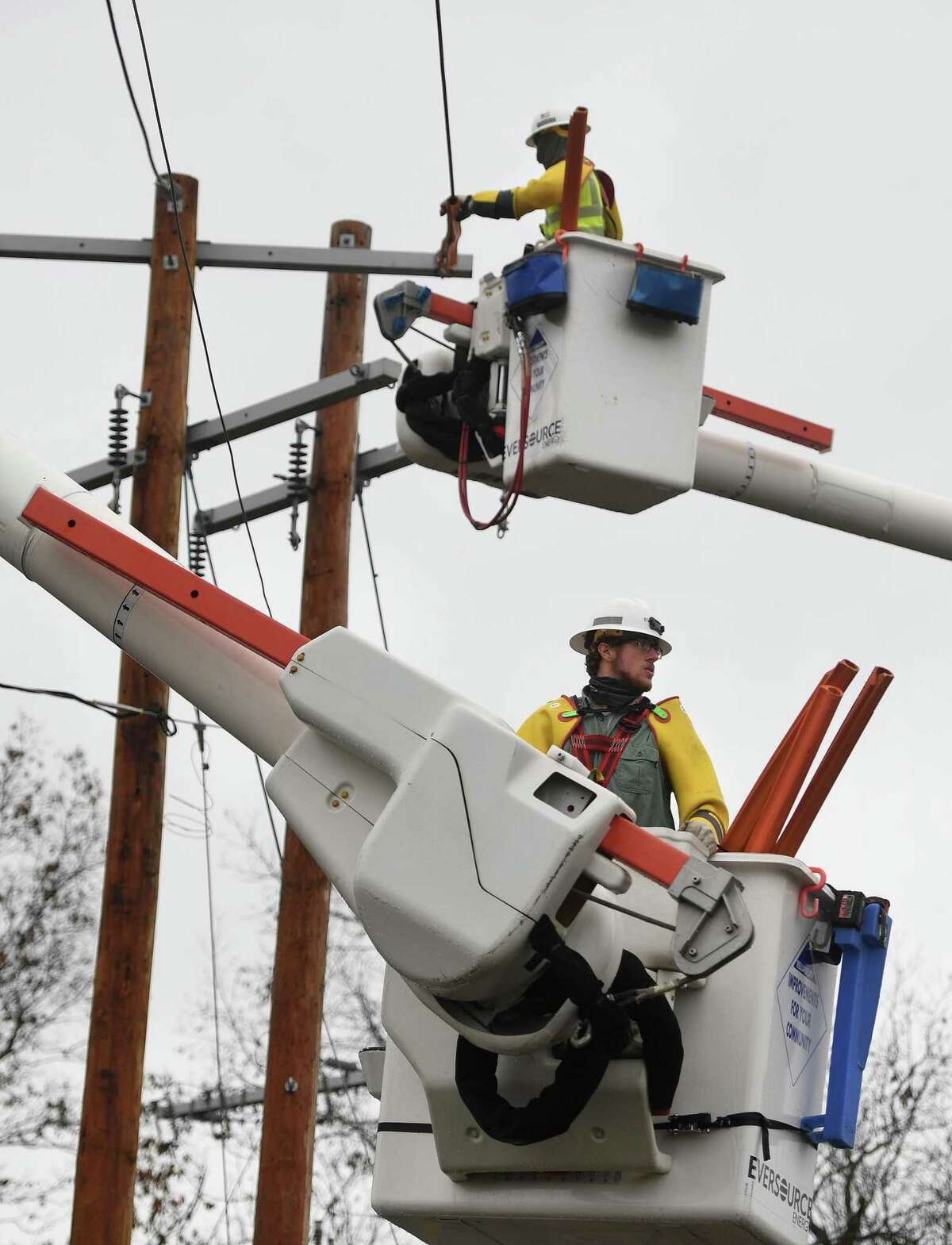 Eversource Energy workers in Berlin