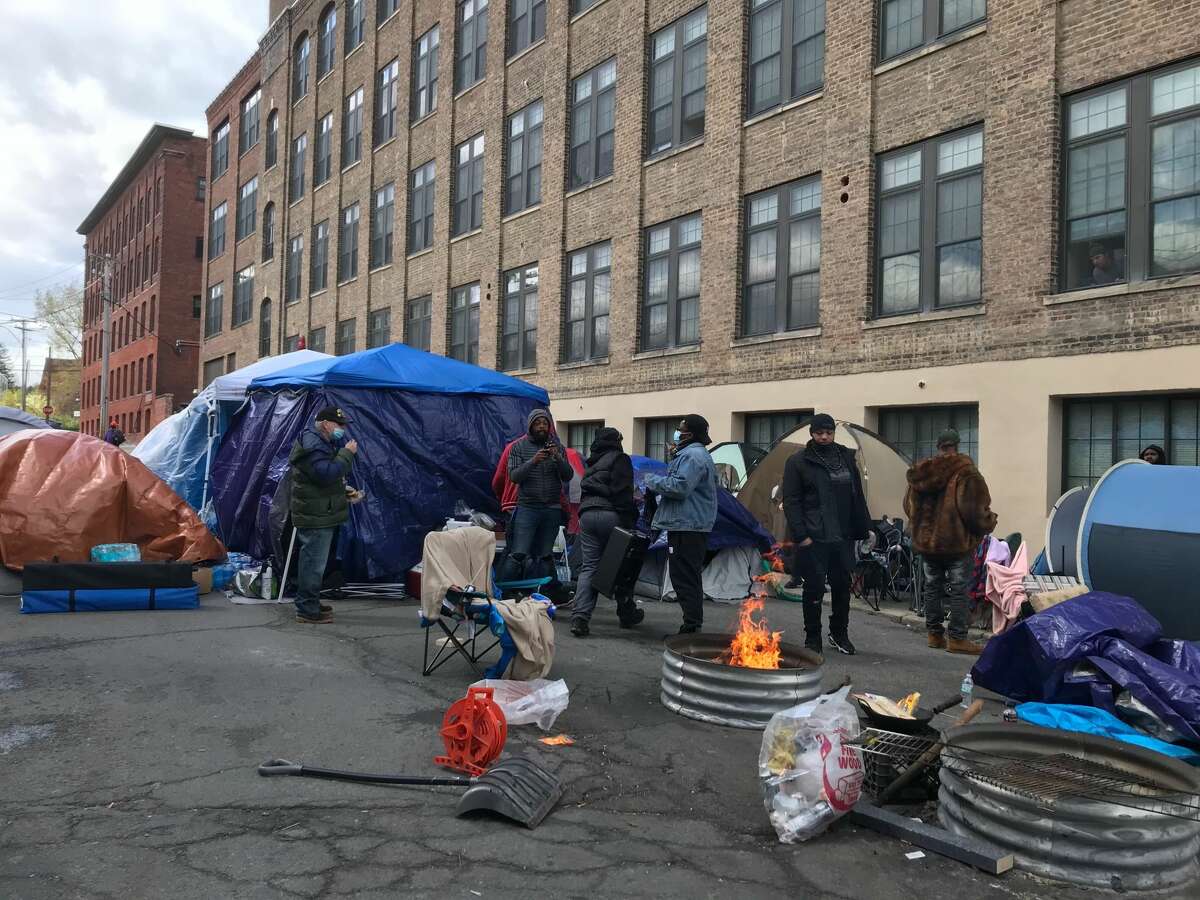 In a sign of possible escalation of tension between police and an encampment of protesters next to South Station,Police Chief Eric Hawkins on Thursday declared it was "is time to end this unlawful occupation.”