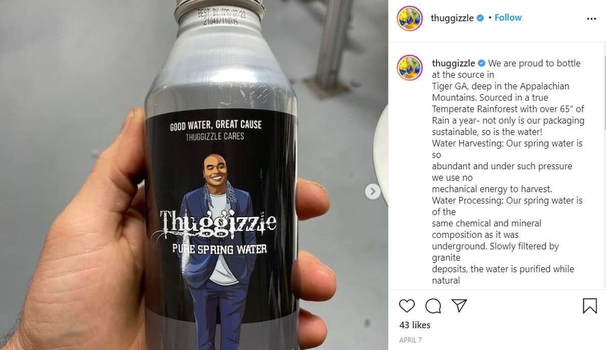 Phillip Hodge, known by his stage name Thuggizzle, said he is giving away bottles from his new water company "Thuggizzle Water." Nearly 2,000 bottles will be donated to the San Antonio Food Bank and the rest will be given to homeless shelters, churches, sports leagues, foster families and more.