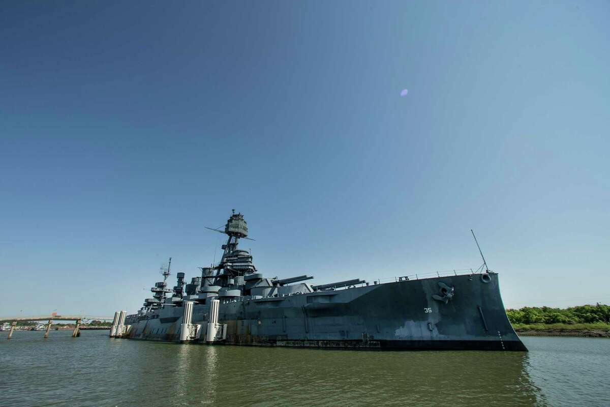 Steady as she goes: Volunteers help restore Battleship Texas before dry ...