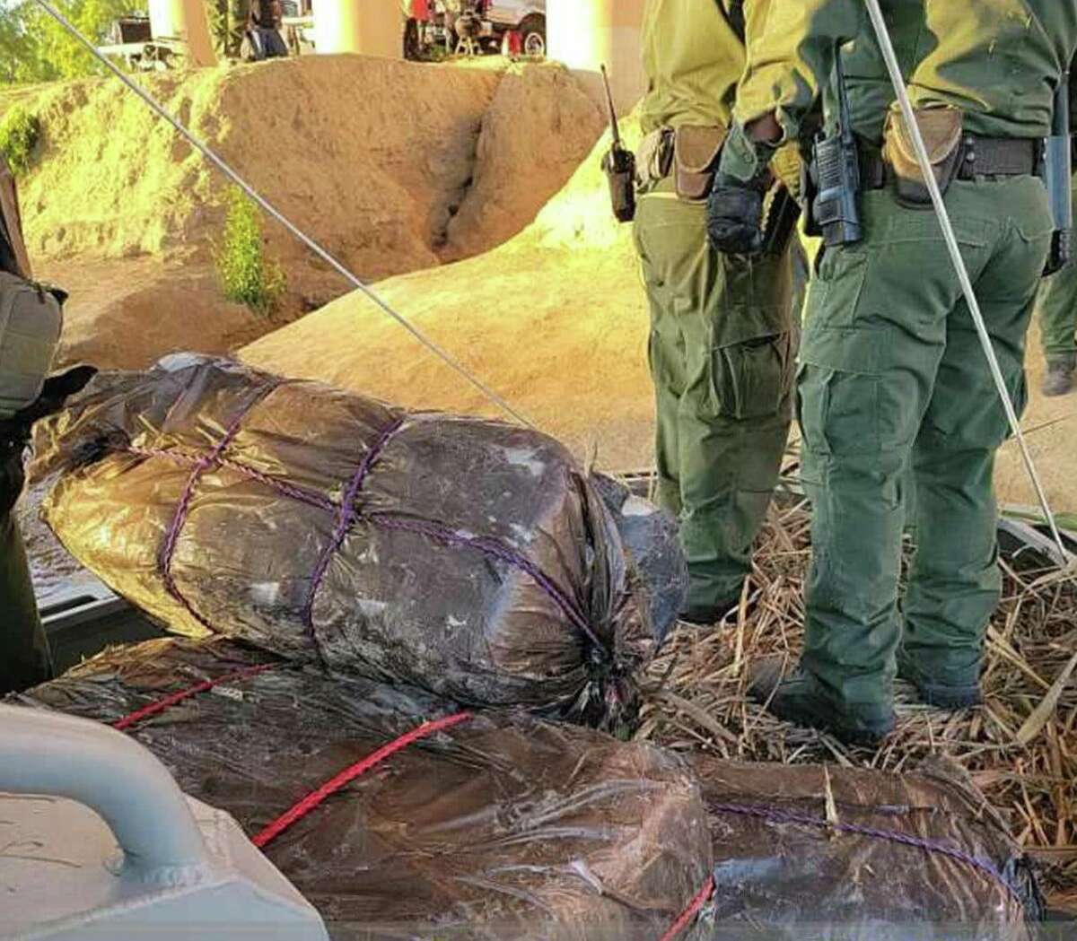 U.S. Border Patrol agents halted a marijuana smuggling attempt near the World Trade Bridge. The contraband weighed 360 pounds and had an estimated street value of $216,000.