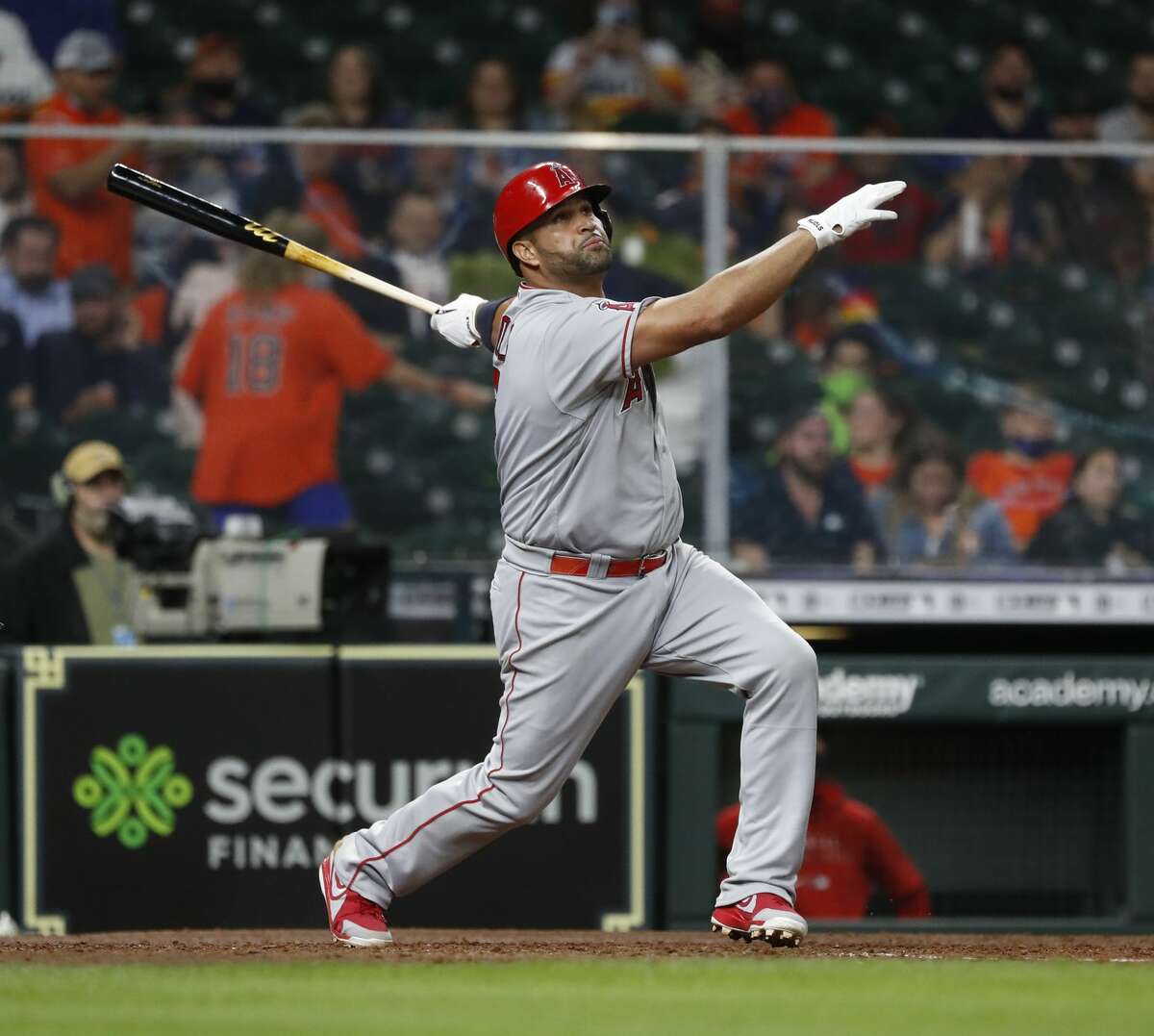 Albert Pujols, who's done a career's worth of damage to Astros pitching, is back with the Cardinals. Naturally, he made his St. Louis reappearance during Monday's exhibition against Houston.