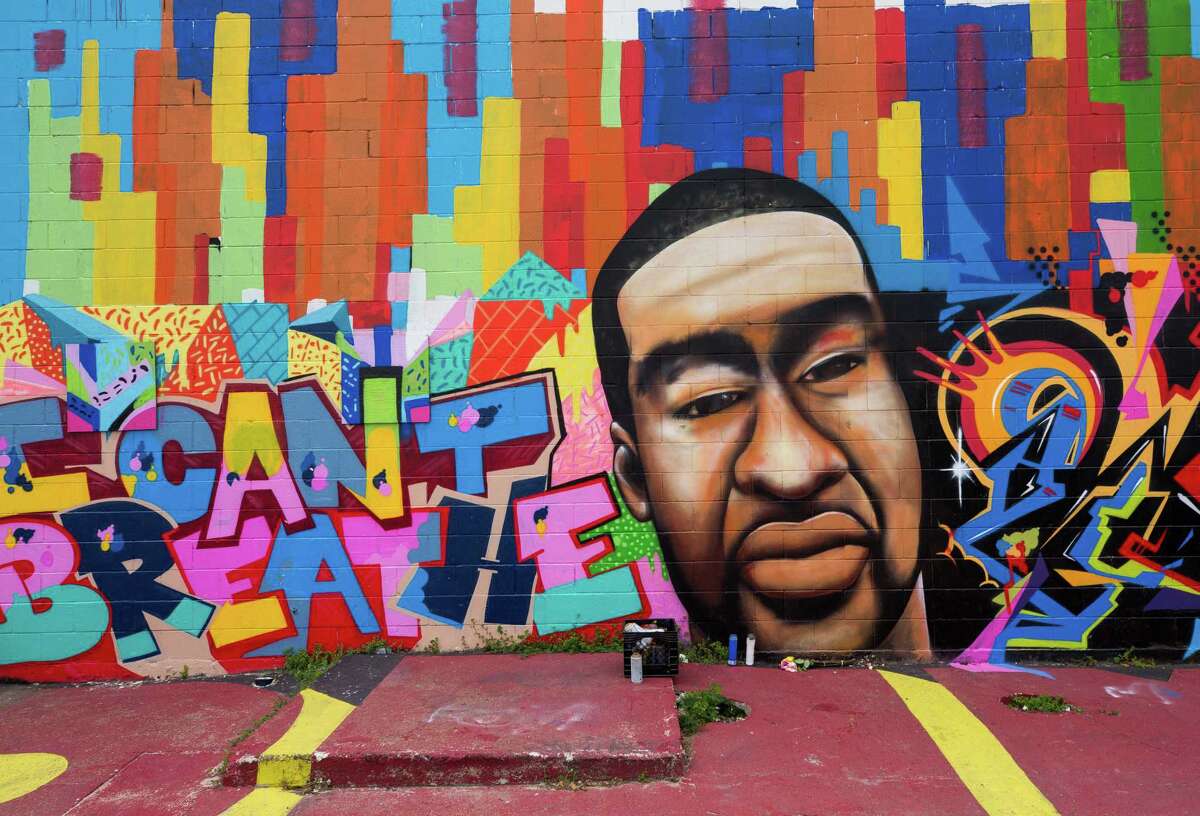 Houston chief 'Some knucklehead' vandalized Floyd mural