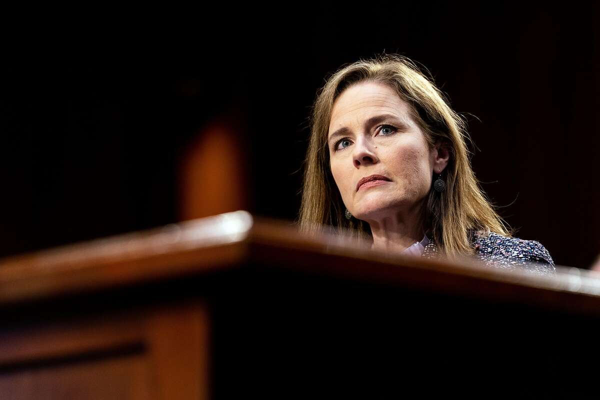 Supreme Court Justice Amy Coney Barrett was confirmed last year.