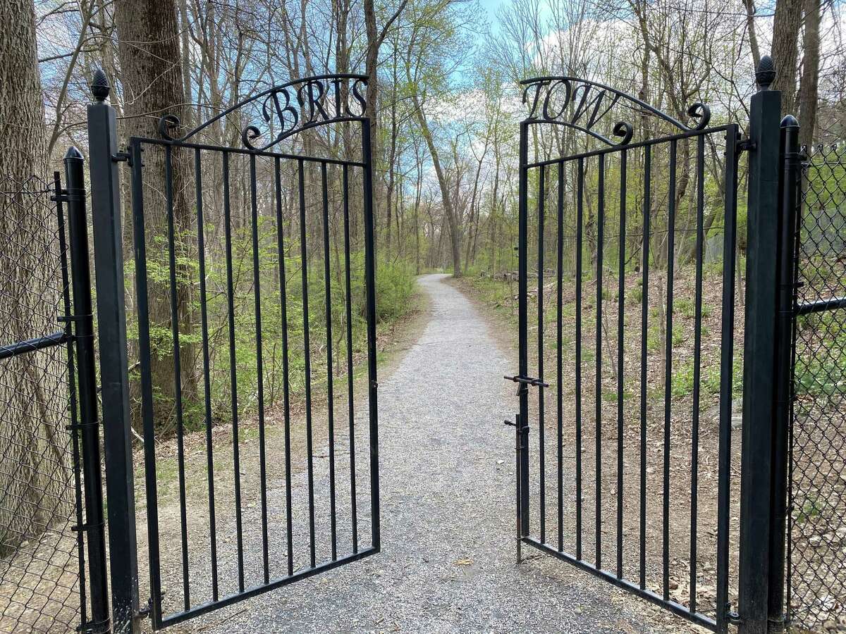 New gates open to Bristow Sanctuary and Wildwood Preserve where the town will be replacing wooden walkways in the park near Mead Memorial Park in New Canaan.