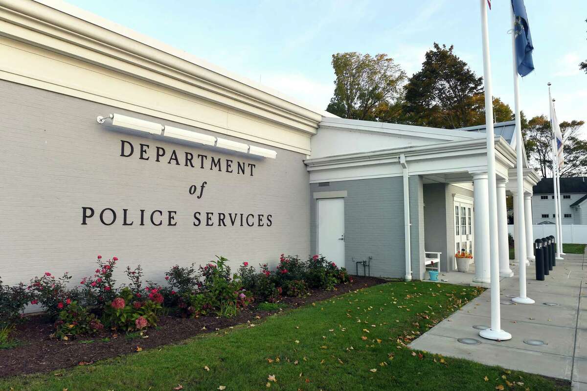 The Old Saybrook Department of Police Services photographed on October 15, 2020.