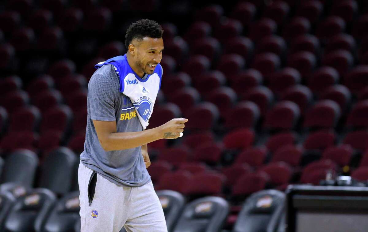 Leandro Barbosa, of the Golden State Warriors during a practice session at Quicken Loans Arena in Cleveland, Ohio on Wed. June 15, 2016, as the team prepares to take on the Cleveland Cavaliers in game 6 of the NBA Championship at Quicken Loans Arena in Cleveland, Ohio on Wed. June 15, 2016.