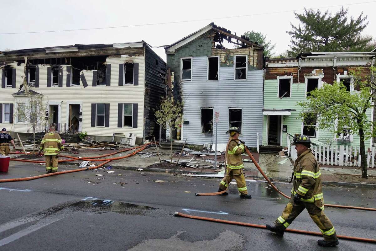 Child dies in Troy fire, 20 people displaced