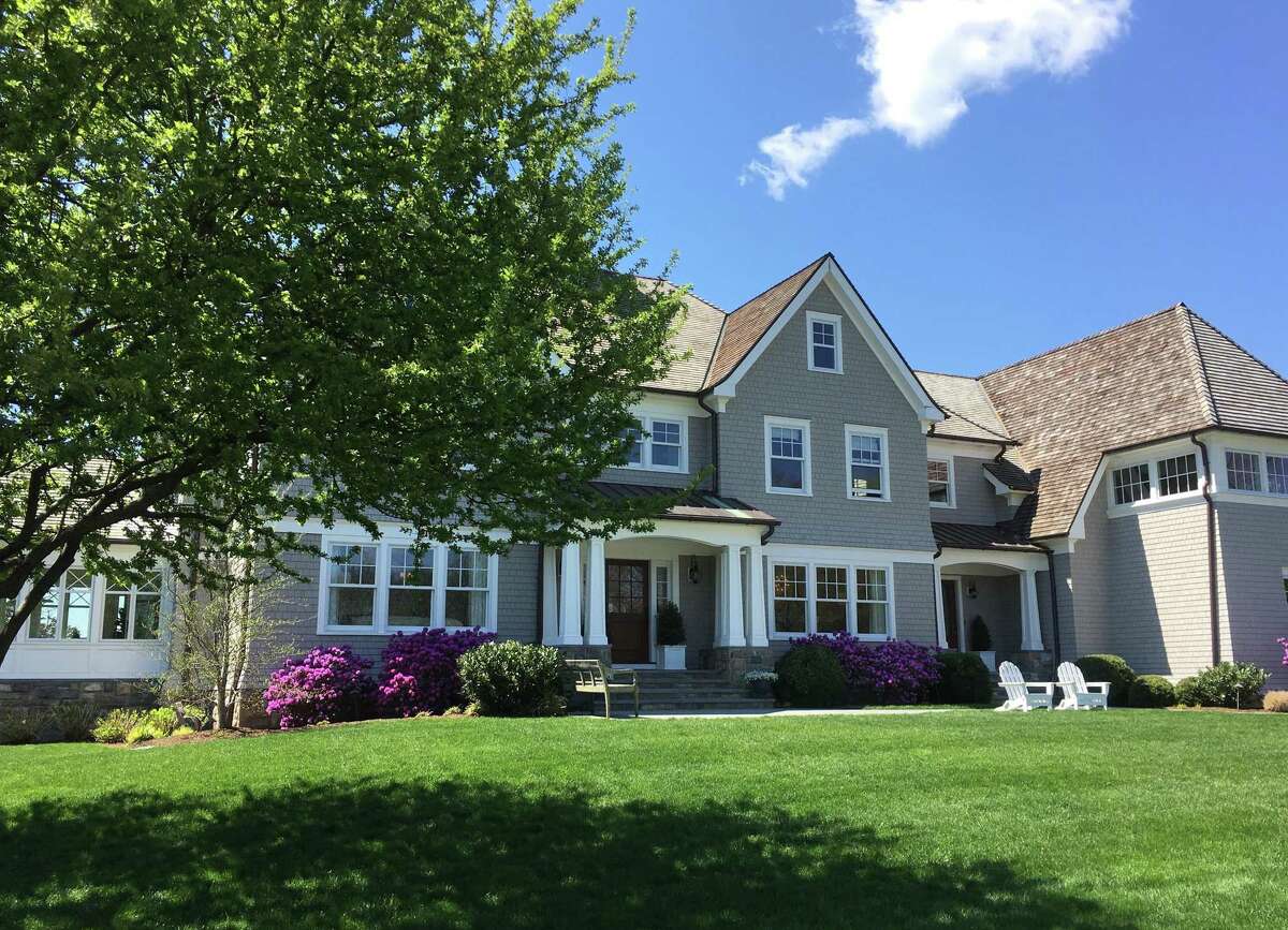 A Juniper Road home in Darien, Conn., listed for sale in April 2021 for $5.5 million.
