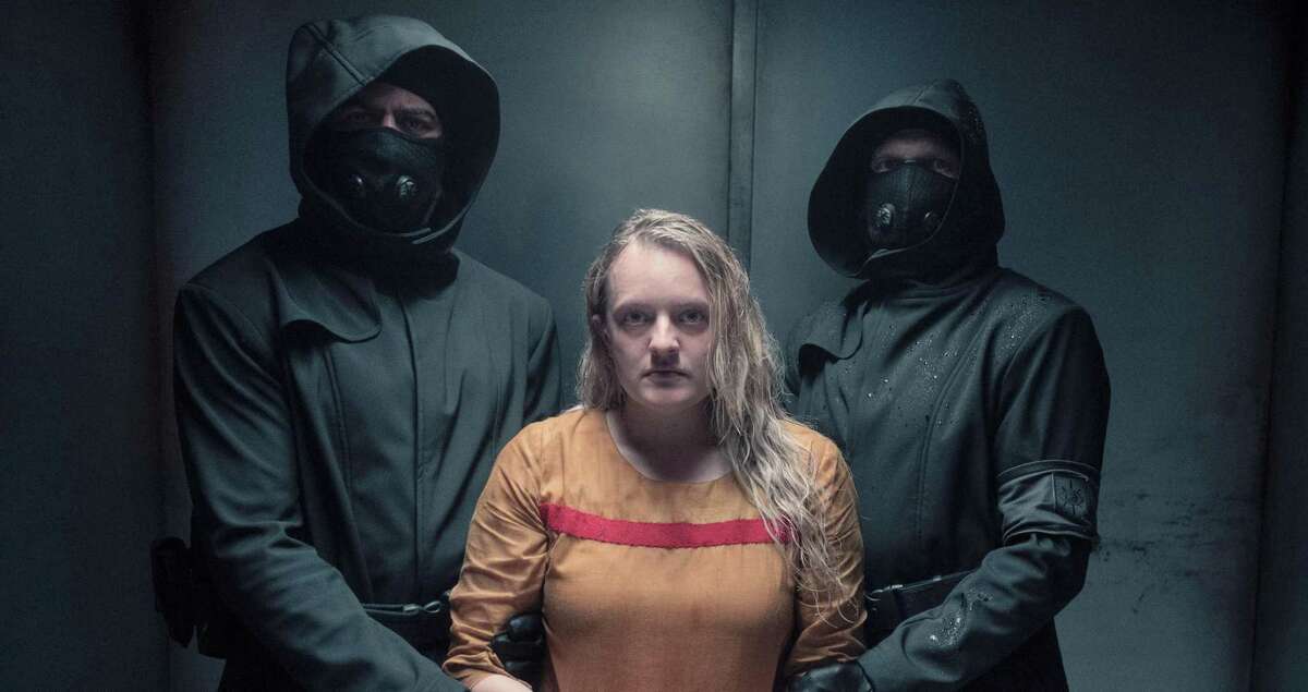 June (Elizabeth Moss) faces some harrowing moments on season four of “The Handmaid’s Tale.”