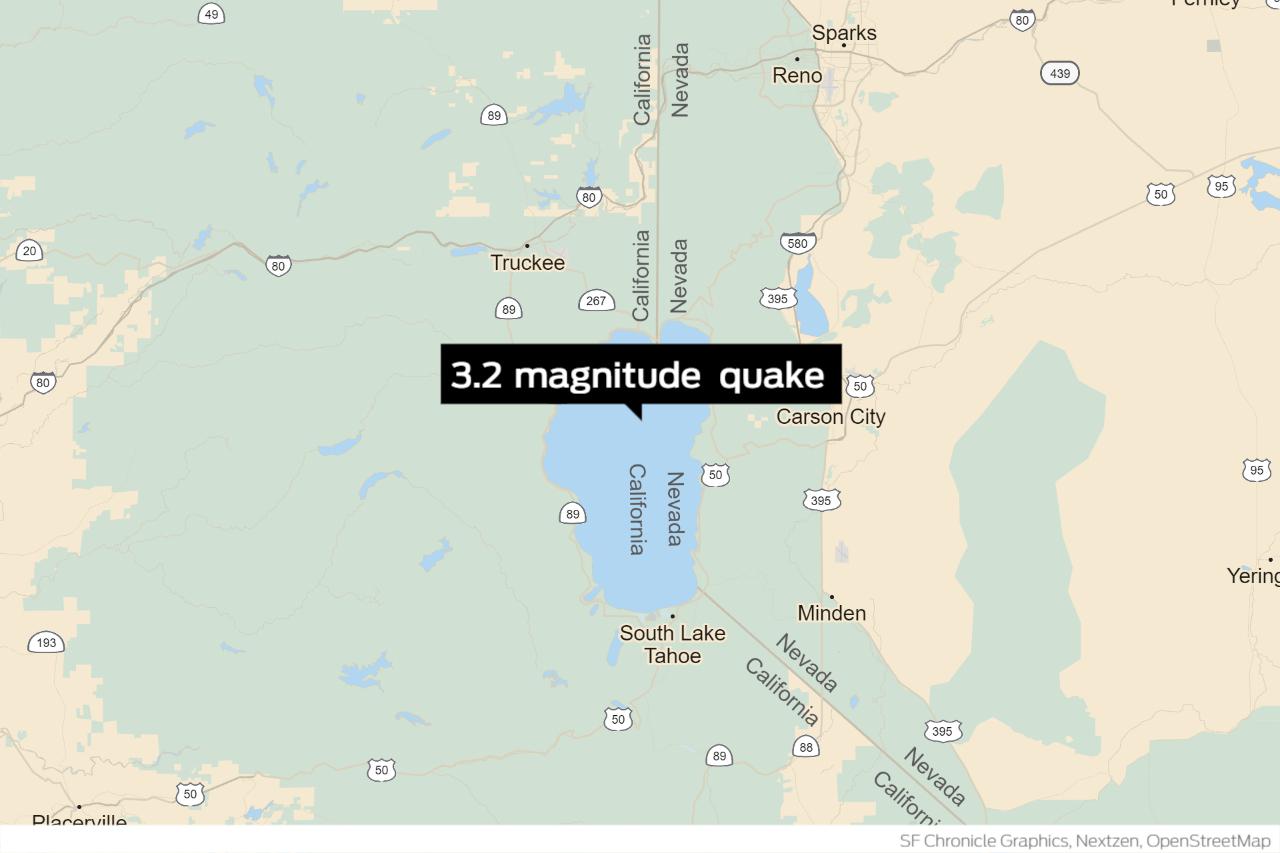 Earthquake near South Lake Tahoe jolts Bay Area awake - Vimarsana News