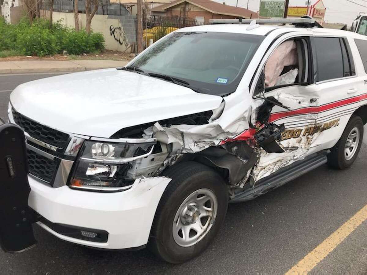 A Laredo Fire Department unit was involved in a crash on Monday morning in the intersection of Jaime Zapata Memorial Highway and U.S. 83. First responders said the unit was en route to a house fire in south Laredo.