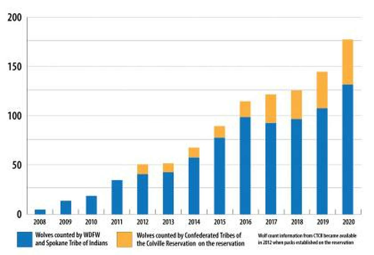 Washington's gray wolf population grew in 2020, but species is not out