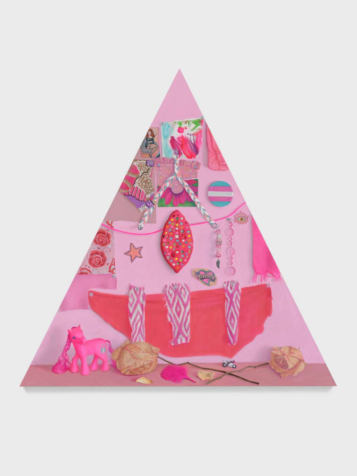 "Altar for Femme Joy" is on display at the Aldrich Contemporary Art Museum through Sept. 6.