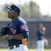 WEST PALM BEACH, FL - FEBRUARY 29: Houston Astros pitcher Framber