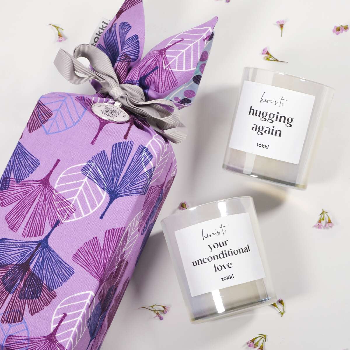 Tokki Mother's Day candle duo.