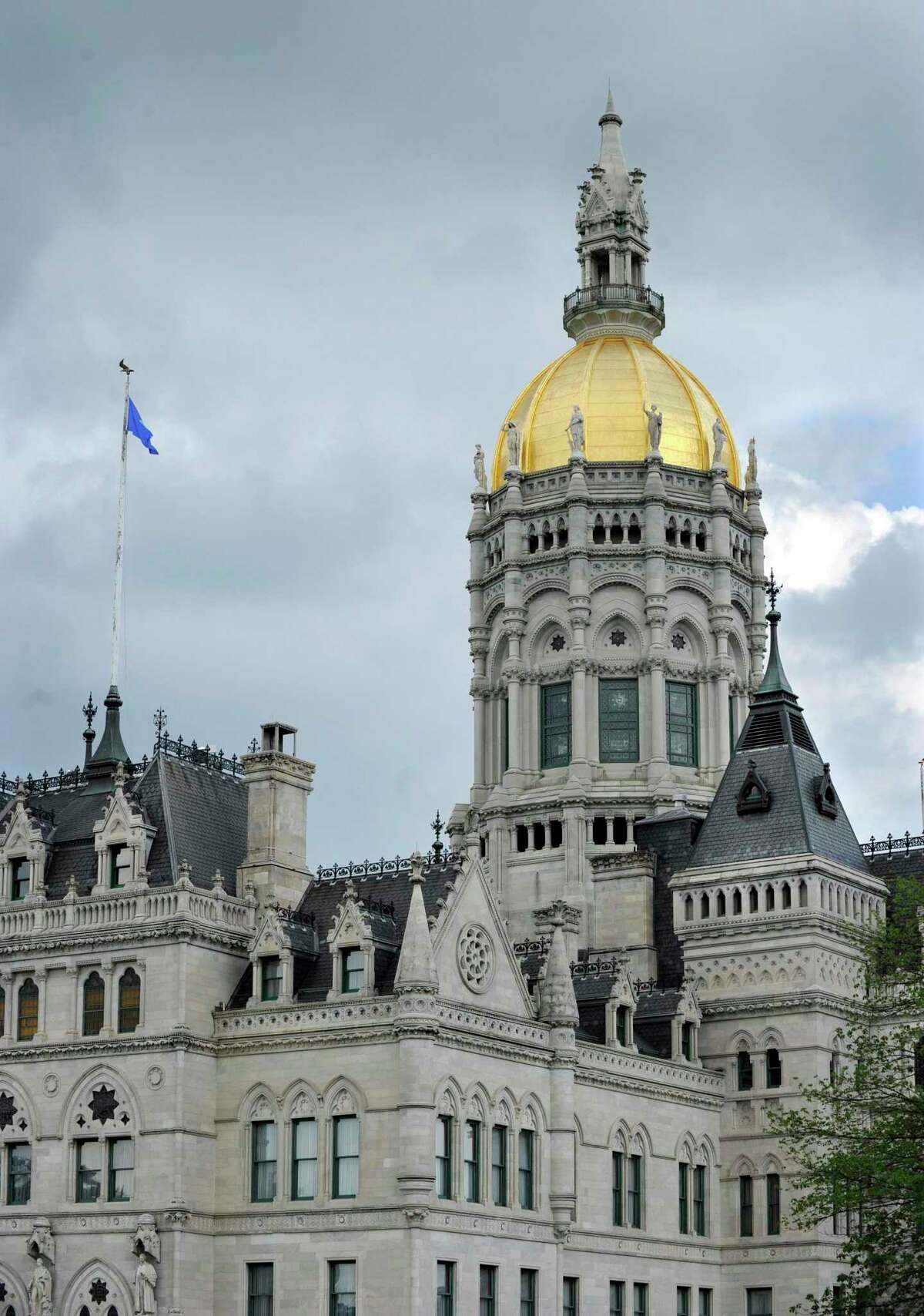 The State Capitol building in Hartford.
