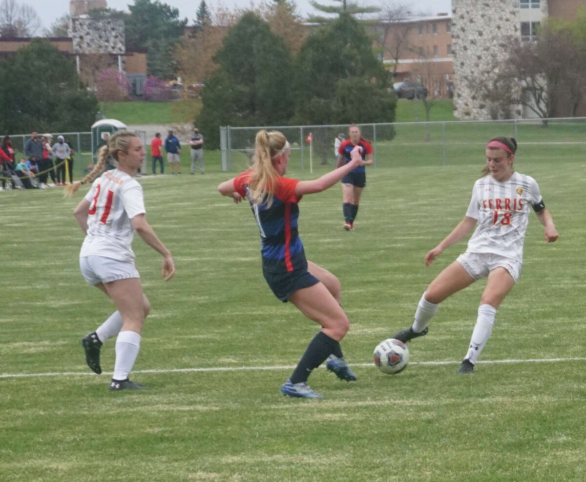 On Tuesday afternoon, the Ferris State soccer team defeated Saginaw Valley State 3-0 in the quarterfinals of the GLIAC Soccer Tournament.