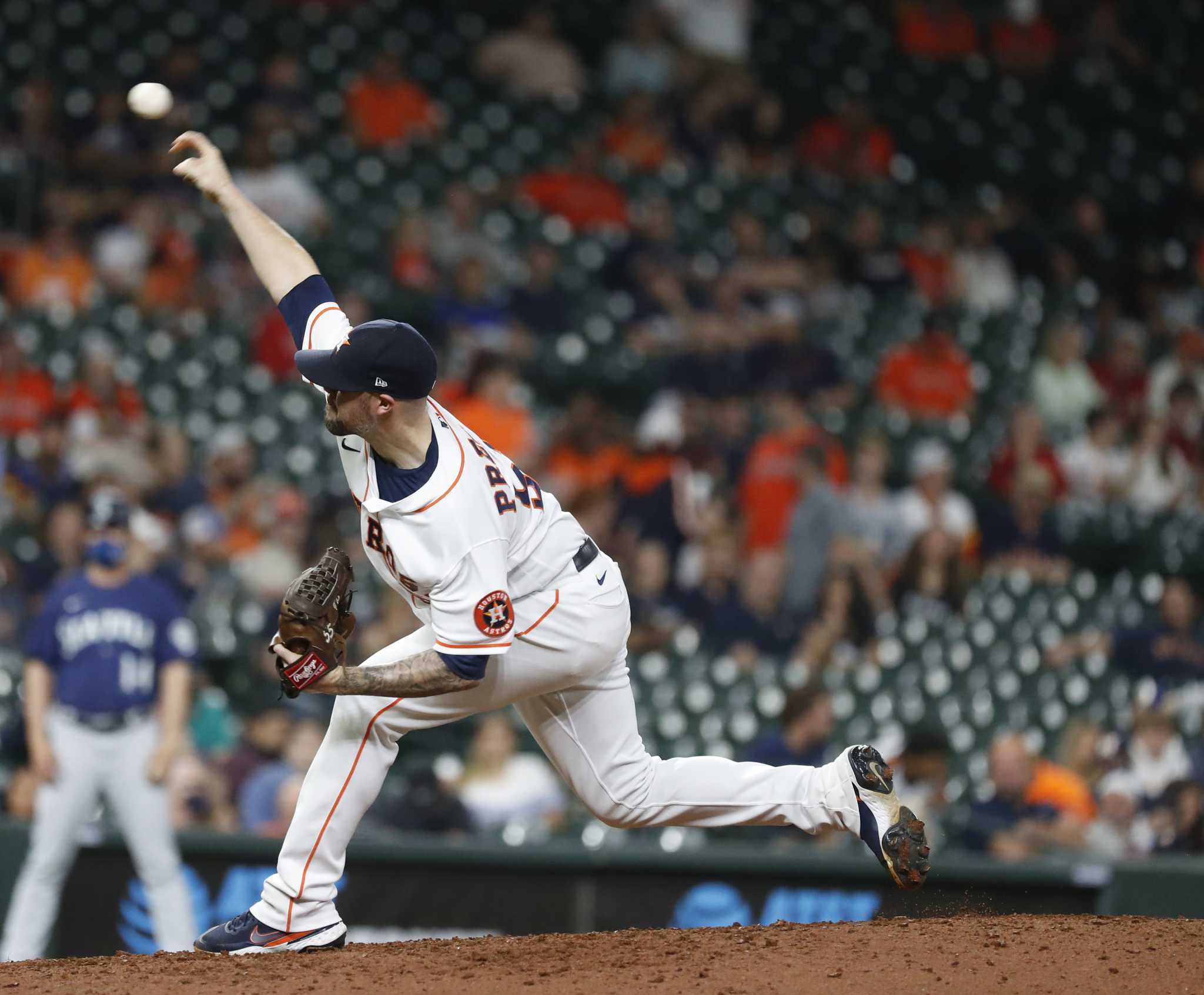 Ryan Pressly adjusts to Astros' fluid bullpen strategy