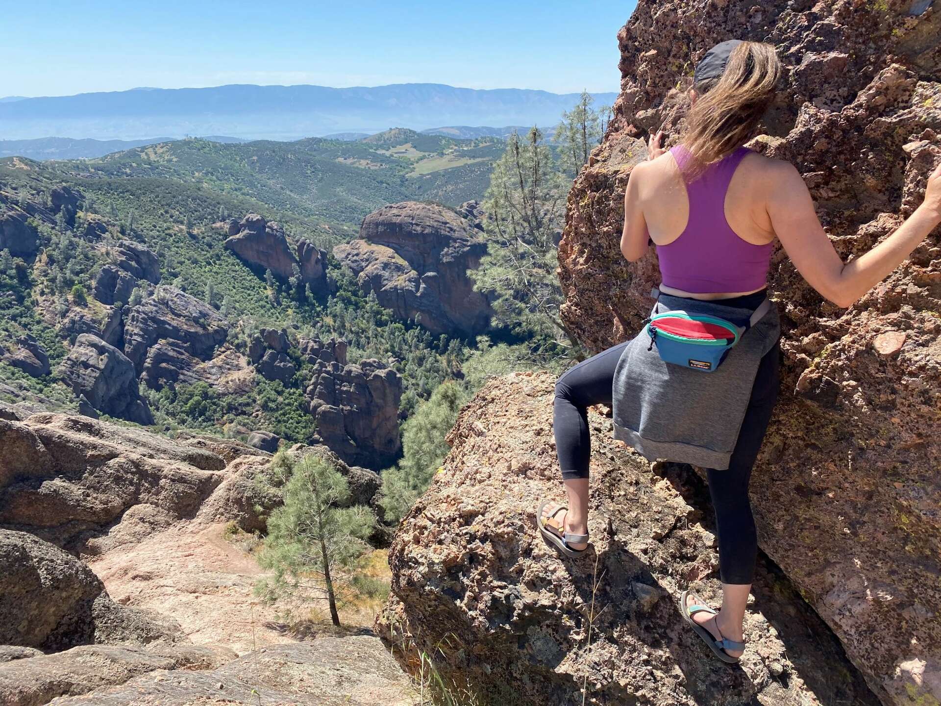 I went on a crazy hike in Pinnacles National Park and giant birds were everywhere