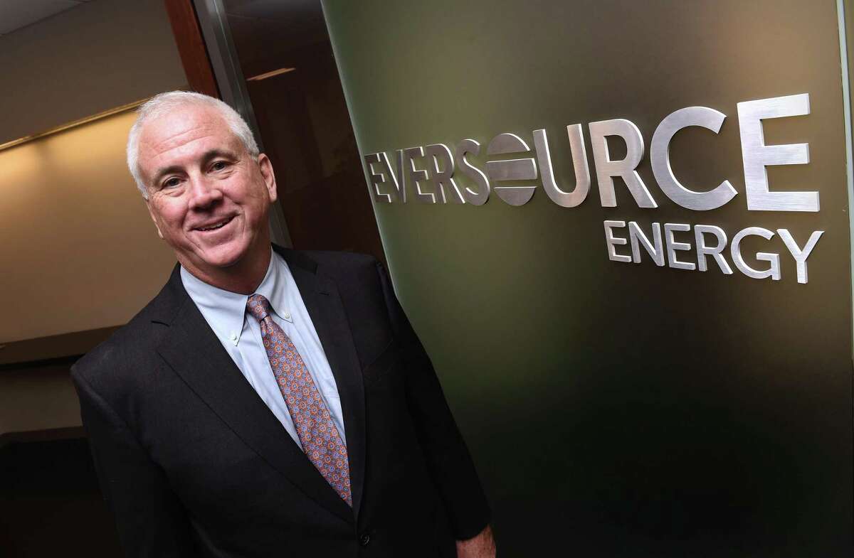 New Eversource Energy CEO Joseph Nolan is photographed at the company's corporate office in Hartford on April 12, 2021.