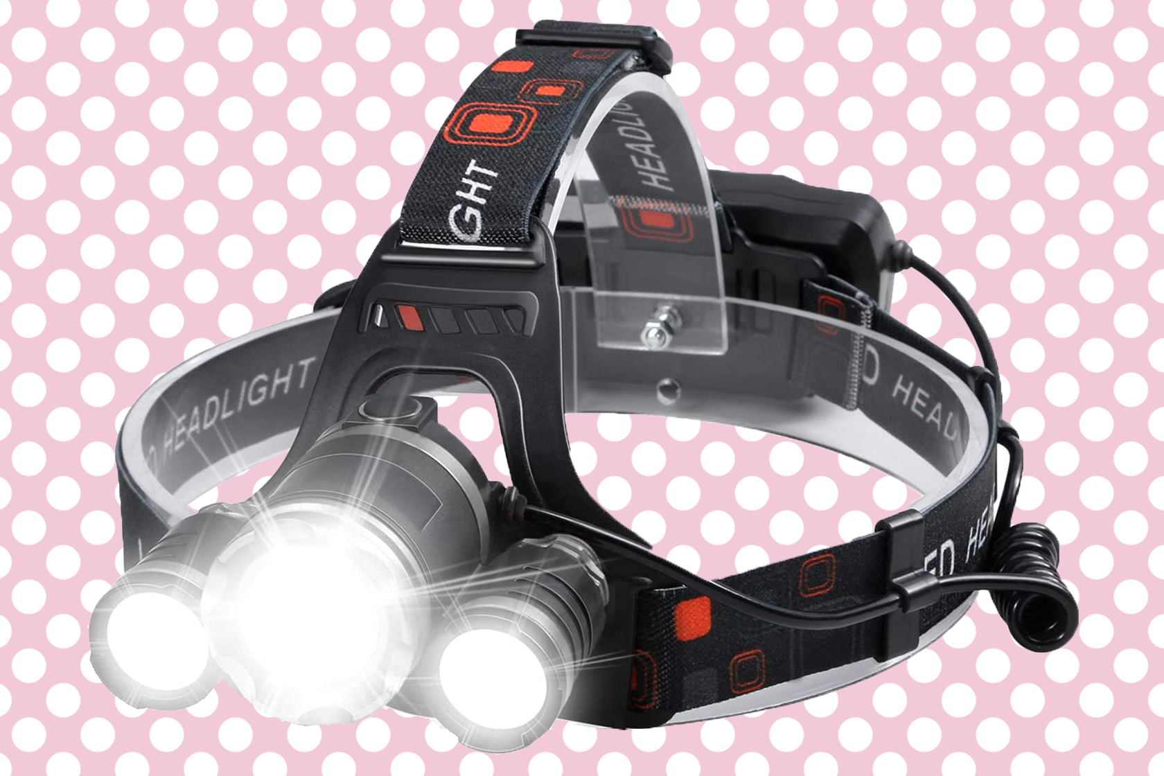 A rechargeable headlamp is useful in emergencies and this one is 12