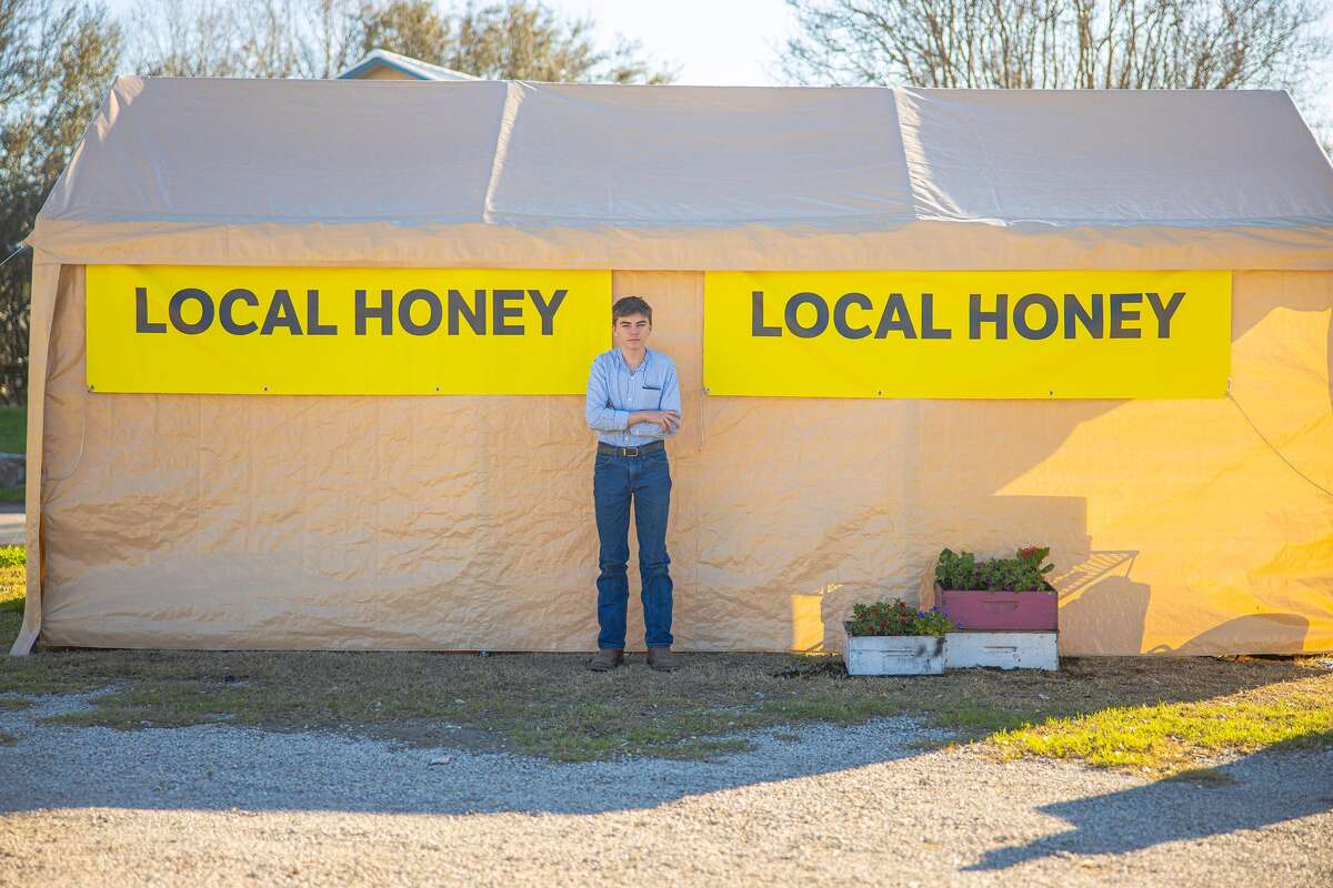 A young San Antonio entrepreneur is picking up the pieces of his local honey shop after Wednesday night's storms "shredded" the business. 